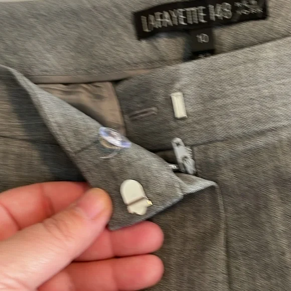 Lafayette, 148, gray wool pants size 10